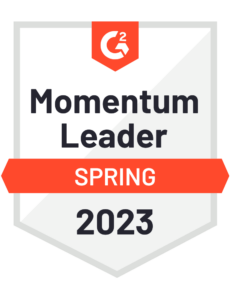 g2 momentum leader badge 2023