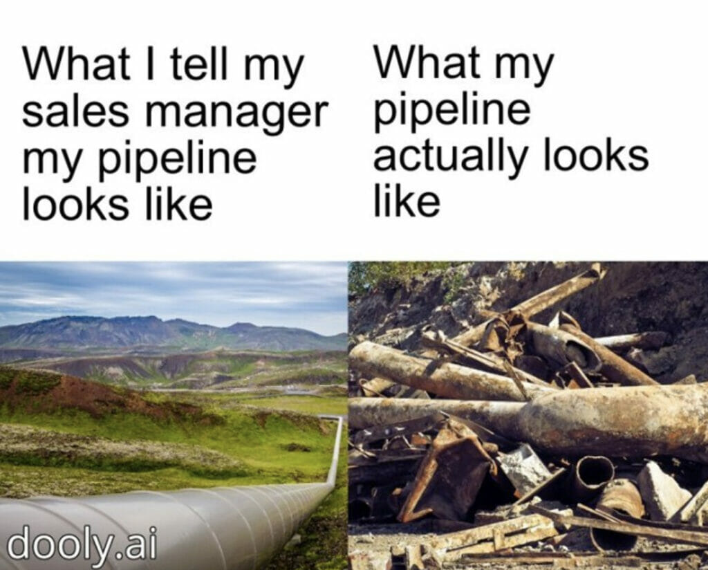 sales pipeline meme