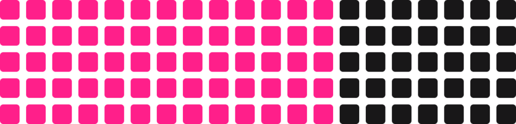 5th set of pink squares