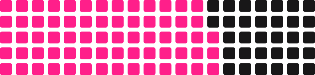 second set of pink squares